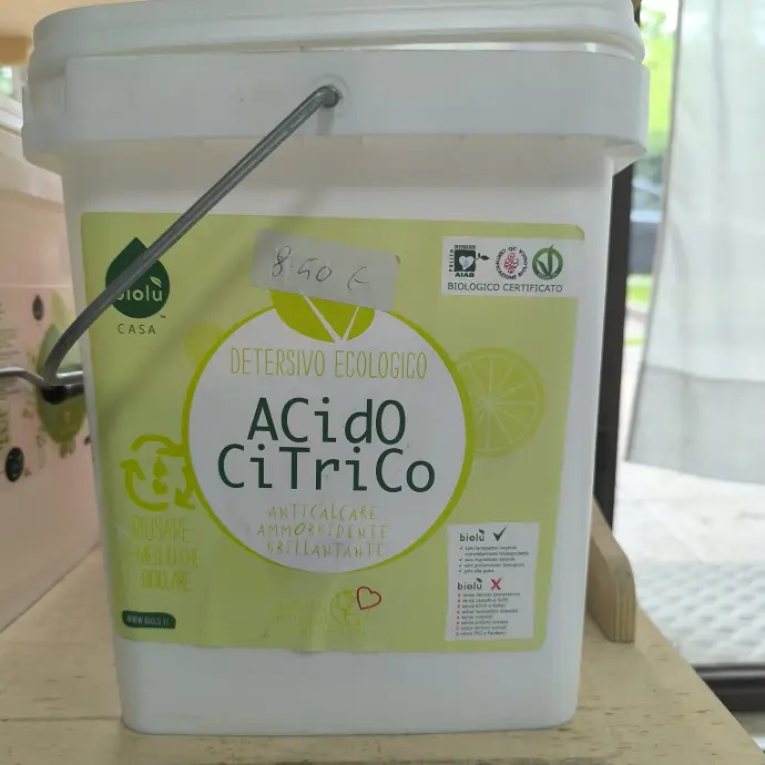 vendita prodotti bucato  acido citrico