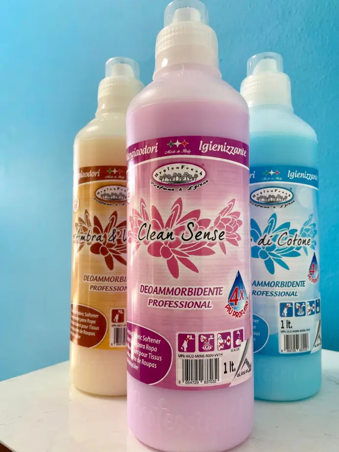 vendita prodotti professionali Igienizzante profumatore nuove profumazioni assortite profumo e igieneArzignano lavanderia strireria pulitura artigianale La Perla azzurra 